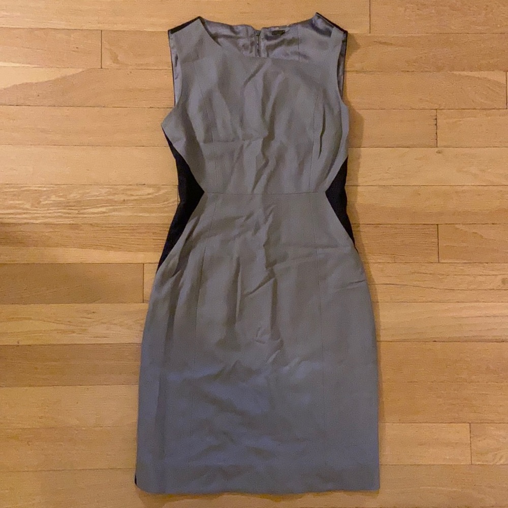 Elie Tahari Asymmetrical Midi Wool Dress